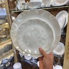 سرویس غذاخوری آرکوپال ۶ نفره ۲۶ پارچه طوسی و صدفی
